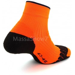 Socquette Running Néon Coolmax® Orange Fluo