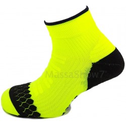 Socquette Running Néon Coolmax® Jaune Fluo