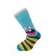 Chaussettes Antidérapantes Enfant Coton Monstre Bleu